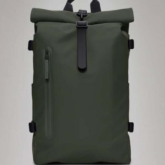 Rains | Bags | Nwot Rains Rolltop Rucksack Large In Revel  display picture 1